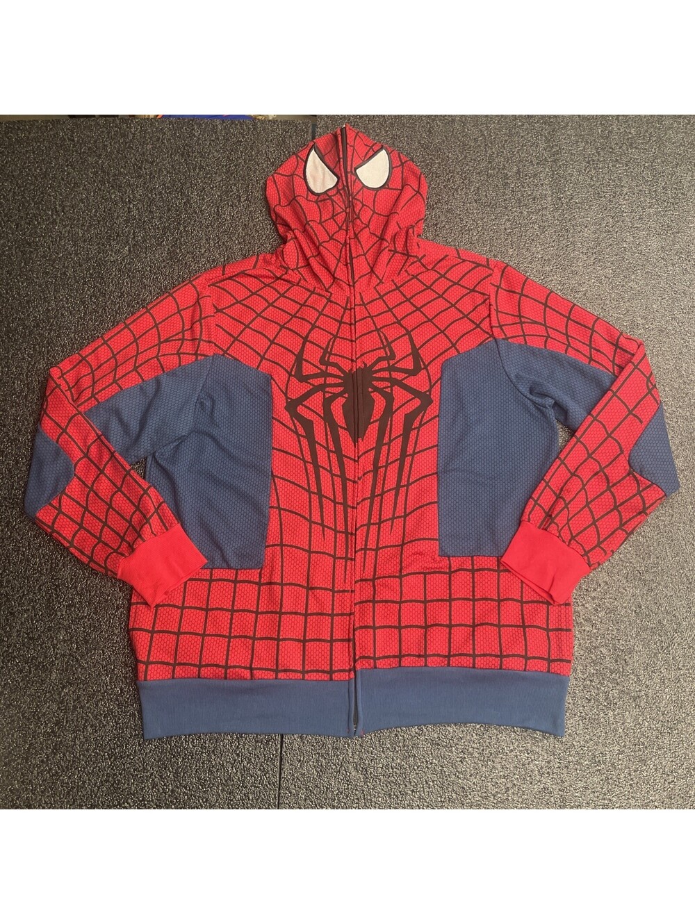 Amazing Spider-Man 2 Mad Engine Full Zip Up Hoodie Size 2XL Rare Movie Promo